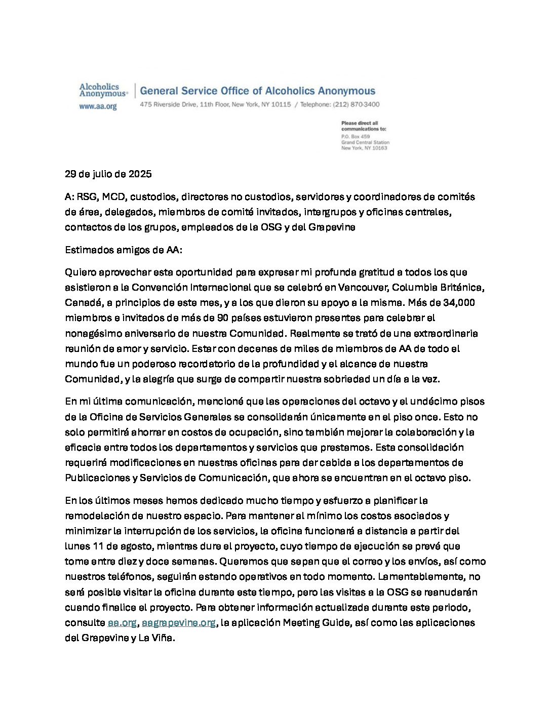 thumbnail of General Service Office consolidation SP