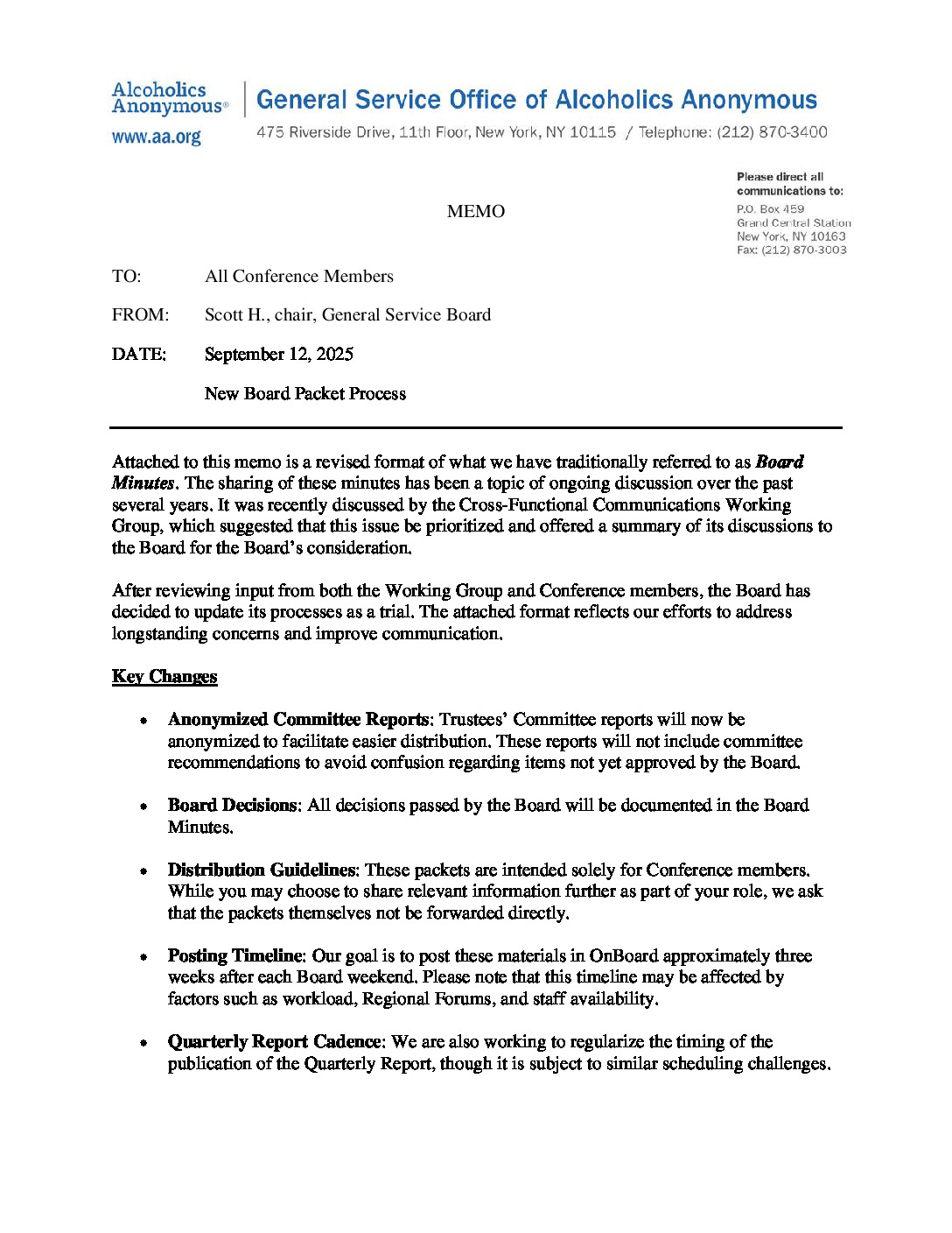 thumbnail of 2025 Q3 GSB Board & Committee Meeting Reports (August 4, 2025) (1)