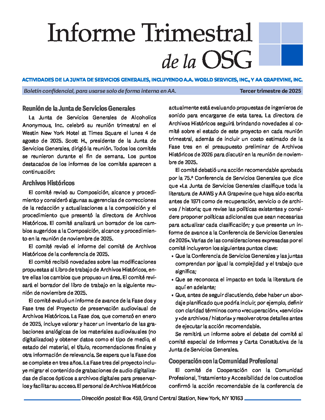 thumbnail of SF-14_Quarterly_Report_Third_Quarter_2025