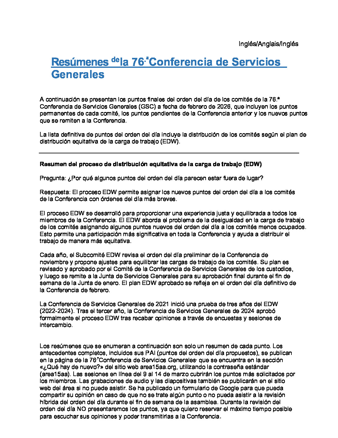 thumbnail of Summary A15 76 GSC Spanish