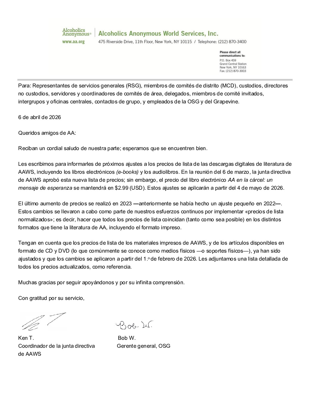 thumbnail of AAWS Digital Download Prices ES