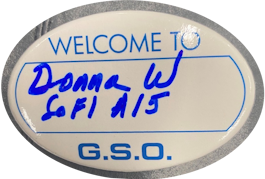 Donna's badge