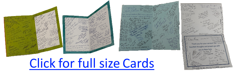 Thank you for the Cards you gave me!