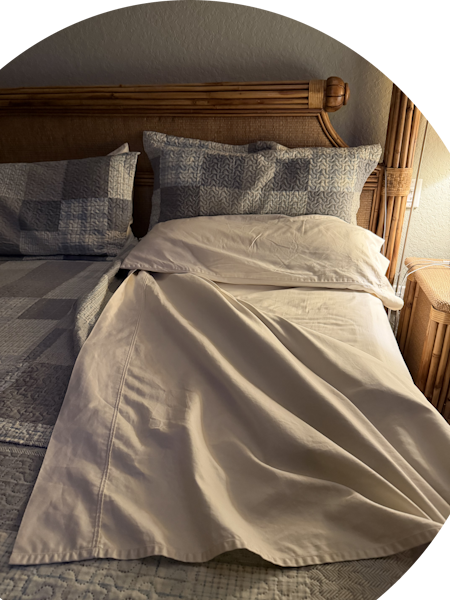bed to catch up on sleep