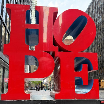Hope sculpture