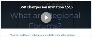 GSO Video: What are Regional Forums?